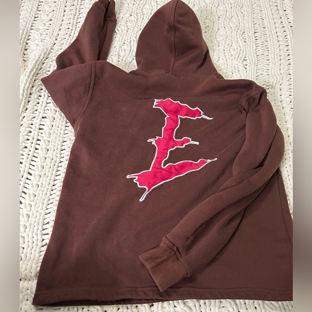 Brown heart hoodie